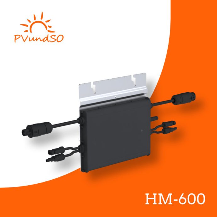 Hoymiles HM-600: 600W Micro-Wechselrichter für 2 Solarmodule, IP67
