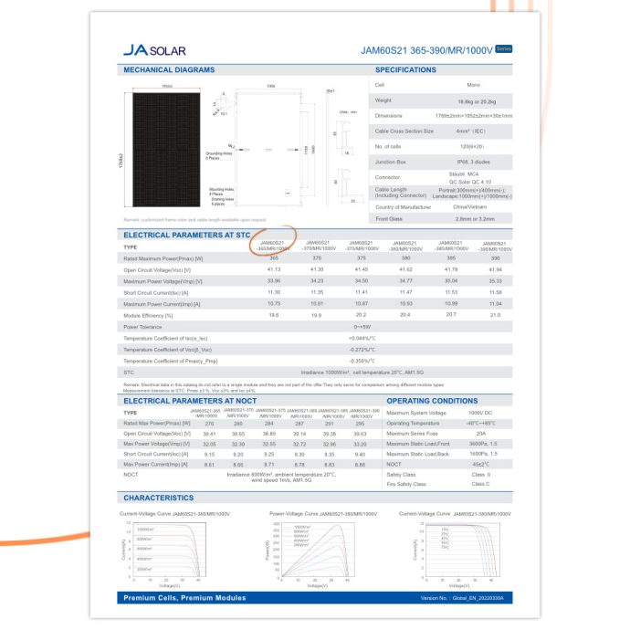 JASolar-JAM60S21-365-Datasheet02