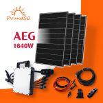 1640W AEG Balkonkraftwerk mit Hoymiles HM1500 Microwechselrichter