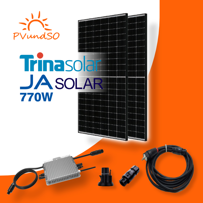 770W_Balkonkraftwerk_mit_Hoymiles_SUN600G3_Microwechselrichter_02 770W Balkonkraftwerk Solaranlage Photovoltaik mit mit SUN600 WLAN Microwechselrichter Abholung