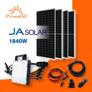 1840W Balkonkraftwerk mit Hoymiles HM1500 Microwechselrichter Abholung