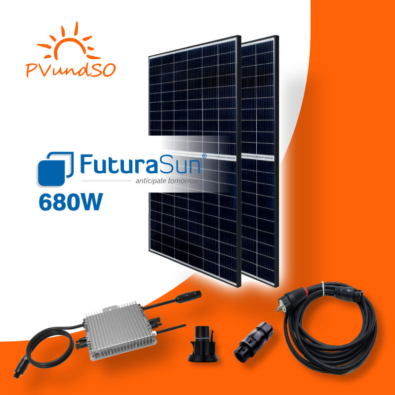 680W Balkonkraftwerk Mit Deye SUN600 WLAN Wechselrichter