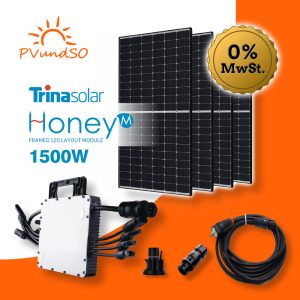 1500W Balkonkraftwerk mit Hoymiles HM1500 Micro Wechselrichter