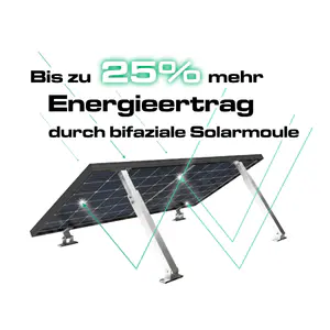 5.3kw Solaranlage Mit 4.8kw Speicher 12x445w Marken Solarmodule Solis Hybrid Wechselrichter Bifazial