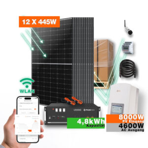 5.3kw Solaranlage Photovoltaik Mit 4.8kw Speicher Titelbild