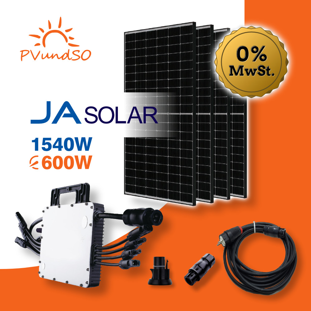 1540W/600W Balkonkraftwerk Solaranlage Photovoltaik mit Hoymiles