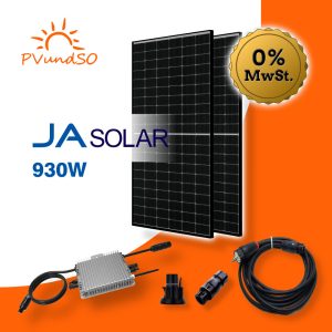 930W Balkonkraftwerk mit Deye SUN600 Microwechselrichter