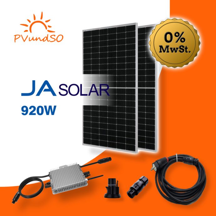 920W Balkonkraftwerk mit Deye SUN600 Microwechselrichter