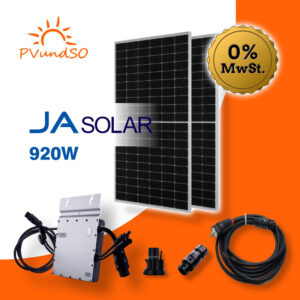 920W Balkonkraftwerk mit Hoymiles HM600 Microwechselrichter