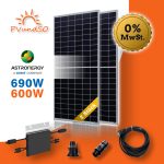 690W Balkonkraftwerk mit Hoymiles HM600 Microwechselrichter