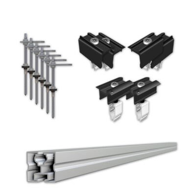 Schraegdach Befestigung Fuer Daecher Mit Trapez Wellenprofil Fuer 2 Module Titelbild