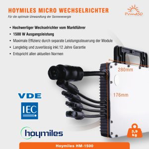 1680W Balkonkraftwerk mit HM1500 auf 600W gedrosselt – Bild 6
