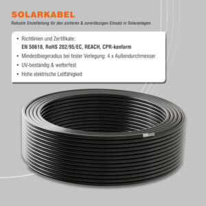 Solarkabel schwarz H1Z2Z2-K 6mm² 25m - 100m – Bild 3