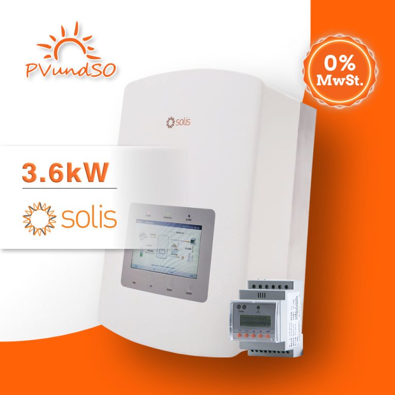 Solis 3.6 kW Hybrid Inverter S5 EH1P incl. 3-Phase Meter