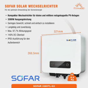 3300W Solaranlage Photovoltaik – Bild 5