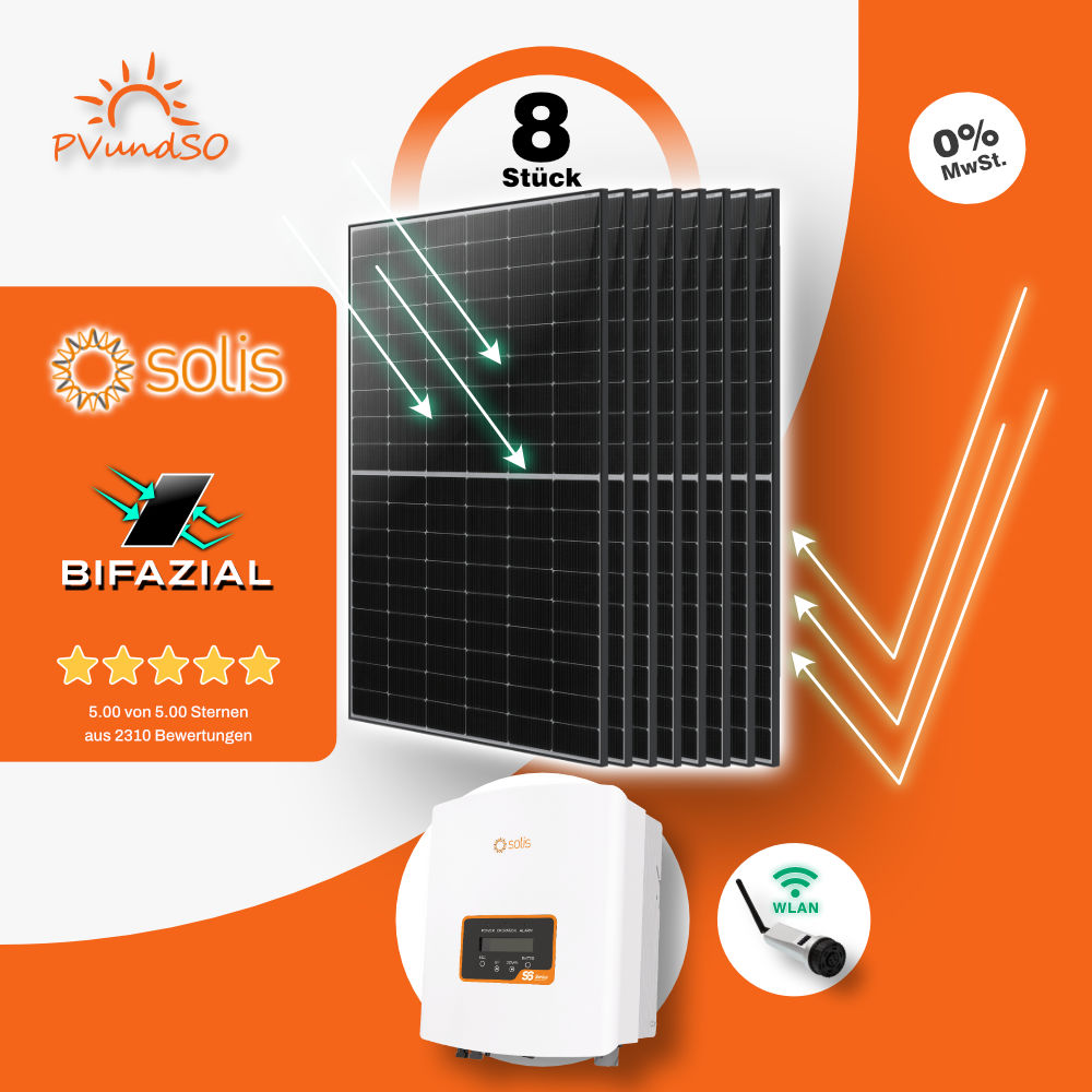 3000W Solaranlage Photovoltaik