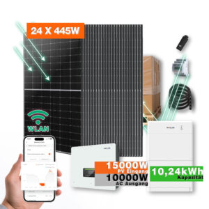 10kw Hybrid Solaranlage Photovoltaik Mit 10.24kw Speicher Titelbild
