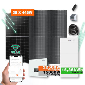 15kw Hybrid Solaranlage Photovoltaik Mit 15.36kw Speicher Titelbild