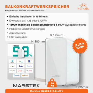 Balkonkraftwerk CLASSIC mit Speicher – Bild 12