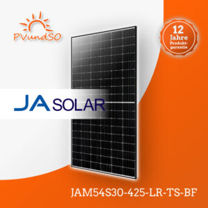 Solarmodul JASolar JAM54S30-425-LR-TS-BF (Black Frame) – Bild 1