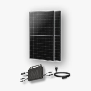 Balkonkraftwerk CLASSIC mit 2 Solarmodulen – Bild 2