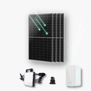 Balkonkraftwerk MAXI mit Speicher und 4 Solarmodulen – Bild 2
