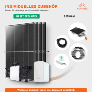 Balkonkraftwerk MAXI mit Speicher und 4 Solarmodulen – Bild 12