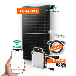 Balkonkraftwerk Mini Mit 1 Solarmodul Titelbild