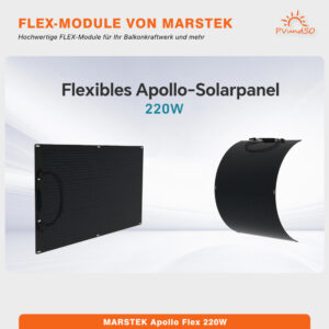 Balkonkraftwerk FLEXI mit 4 Solarmodulen – Bild 4