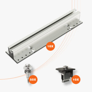 Trapezblechdach-Montageset für 4 Module – Bild 3