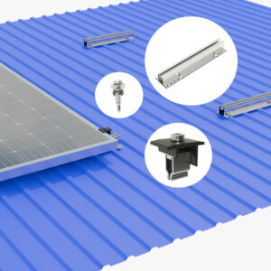 Trapezblechdach-Montageset für 4 Module – Bild 8