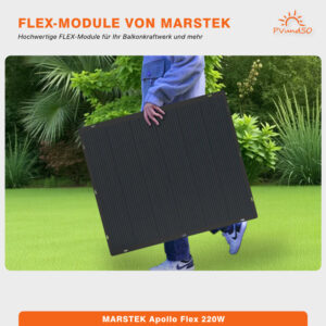 Balkonkraftwerk FLEXI mit 4 Solarmodulen – Bild 5