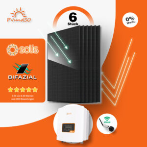 3000W Solaranlage | 6x 500W Solarmodule