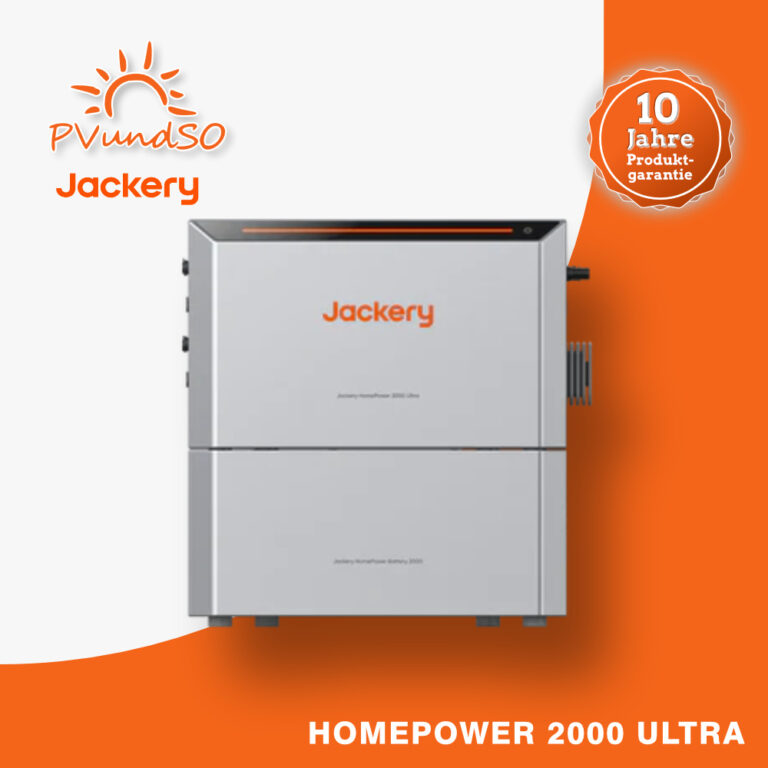Jackery HomePower 2000 Ultra mit optionalen Zusatzakkus