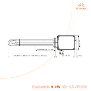 My Pv Heizstab 9 Kw Fuer Ac Thor 9s Abmessung