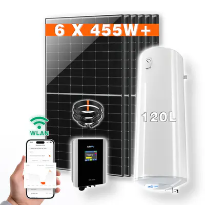 Sol Thor Pv Warmwasser Komplettset 6xsolarmodule 120l Titelbild