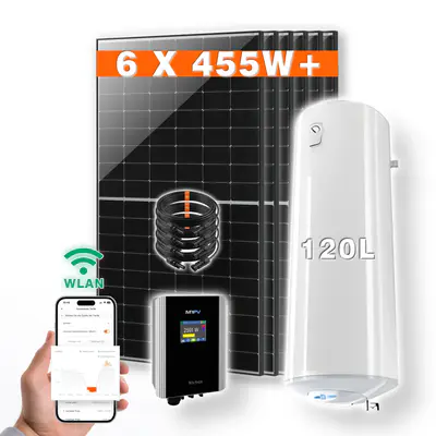 Sol Thor Pv Warmwasser Komplettset 6xsolarmodule 120l Titelbild